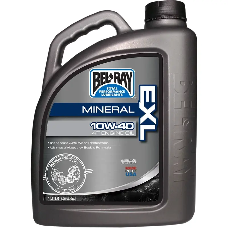 BEL-RAY EXL 4T Mineral Oil - 10W-40 - 4L 99090-B4LW