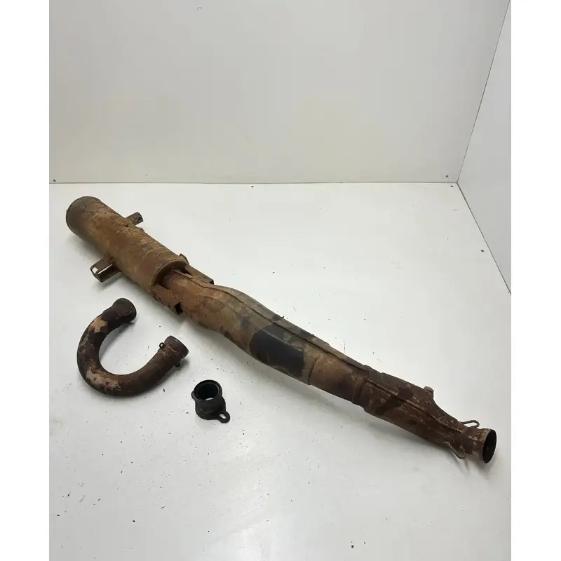 96 1996 Polaris Sportsman 400 2 Stroke 4x4 OEM Exhaust Pipe Muffler Silencer Baf