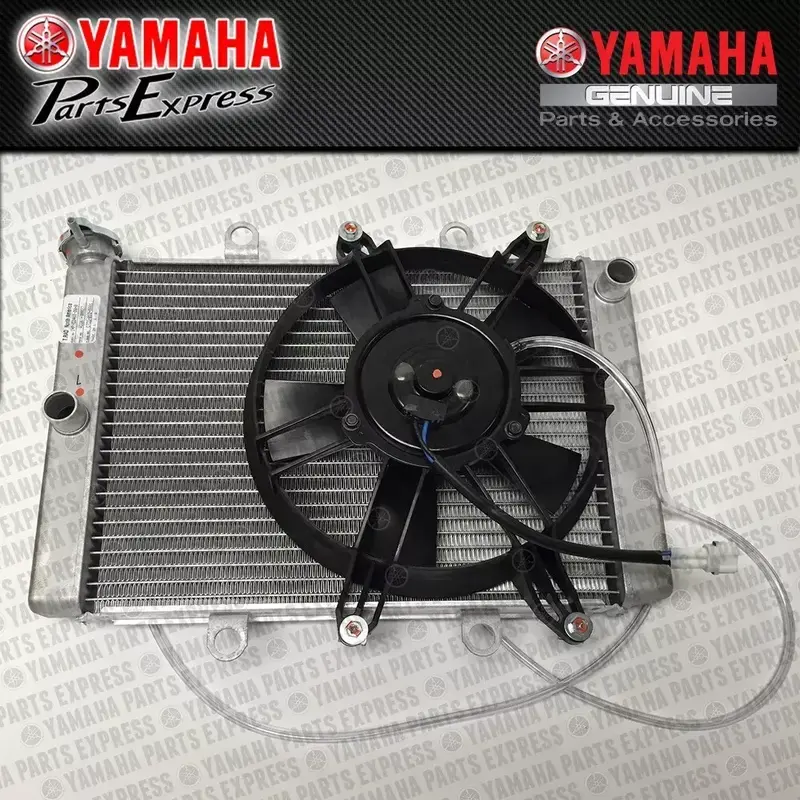 NEW 2009 - 2014 YAMAHA GRIZZLY 550 700 YFM OEM RADIATOR & COOLING FAN ASSEMBLY