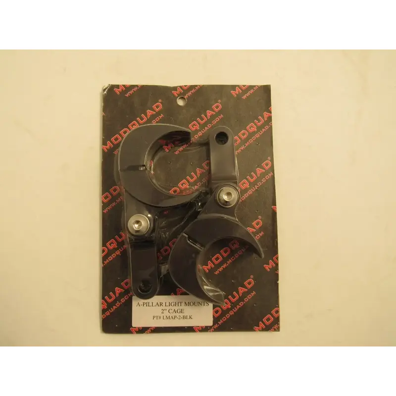 MODQUAD LIGHT MOUNT A-PILLAR 2.00" CAGE BLACK/ LMAP-2-BLK
