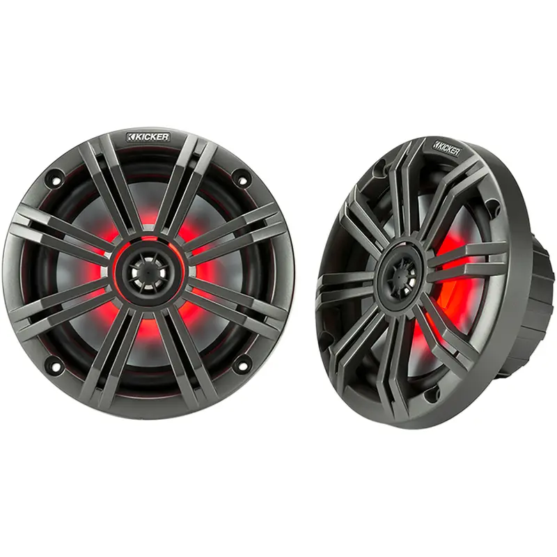Kicker 6.5" 4-Ohm Speakers w/RGB