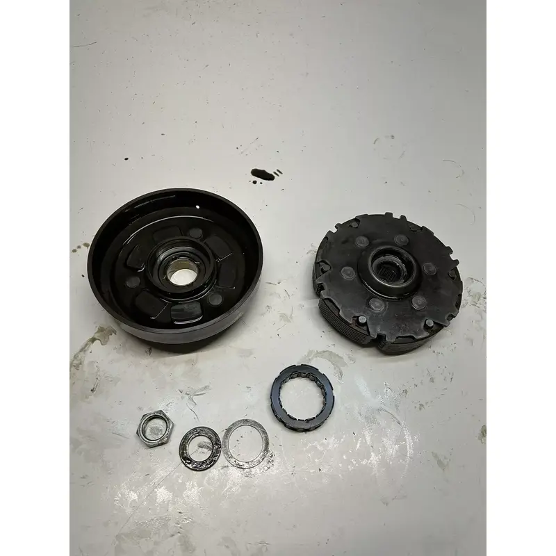 2002 02 Honda TRX500 FA2 4x4 Foreman Rubicon Wet Clutch Drum Pack Gear Nut