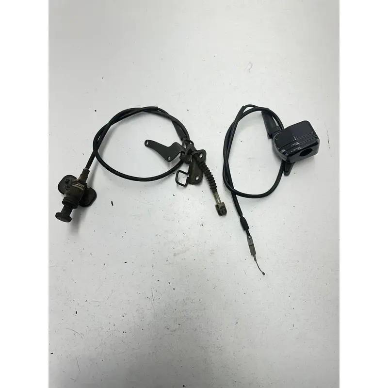 2003 03 Suzuki Ozark 250 LTF 2x4 OEM GOOD! Thumb Throttle Mount Cable Choke Moun
