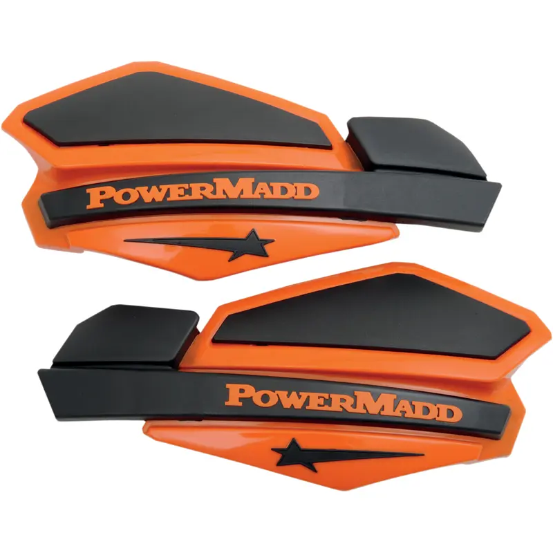 Powermadd Star Series Handguards - Orange/Black