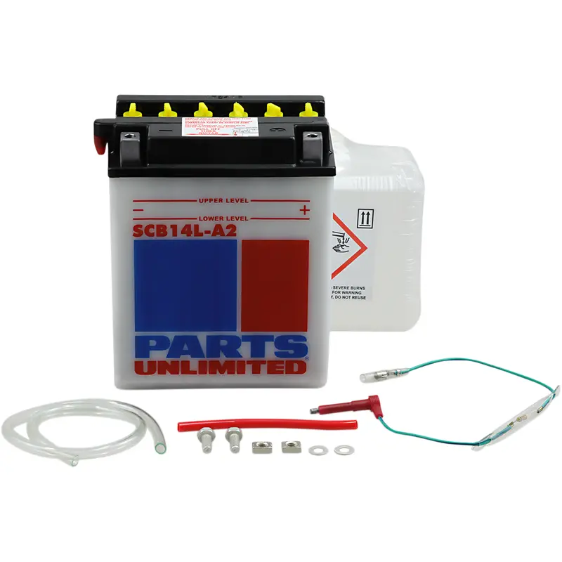 Parts unlimited Battery - YB14L-A2 with Sensor Yamaha/Suzuki/Kawasaki/Honda