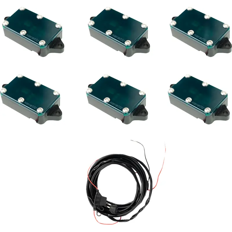 Heretic Rock Light - Green - 6 Pack
