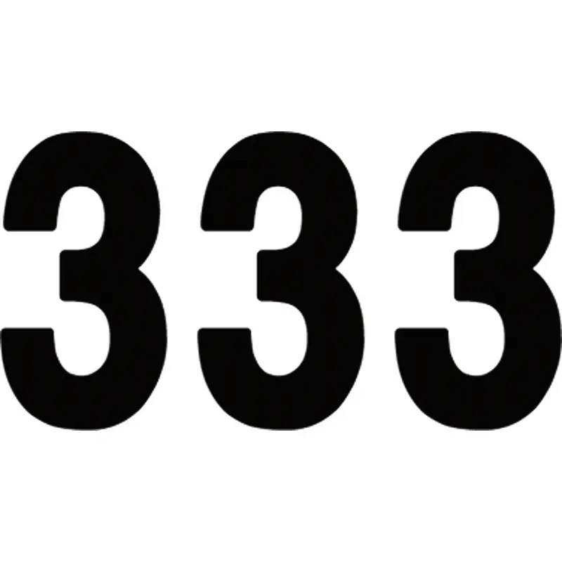 Factory effex Pro Number 3 - Black - 8"