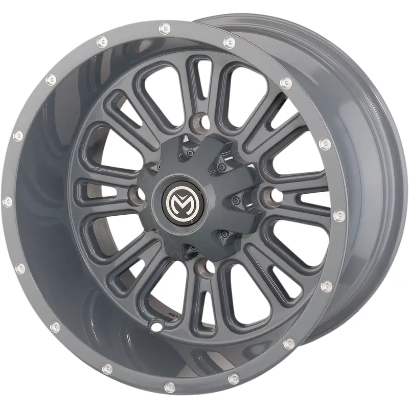 Moose offroad Wheel - 399X - Front - Gray - 14x7 - 4/136 - 4 3 Can-Am/Honda/Kawasaki