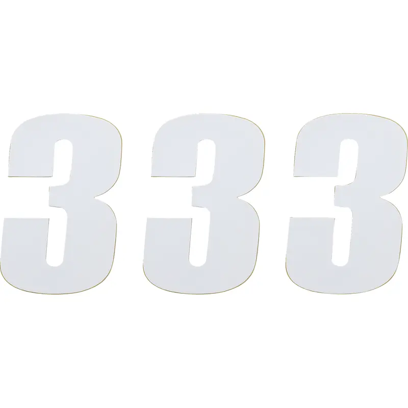 Vinyl Race Numbers