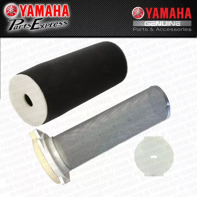1999 - 2008 YAMAHA GRIZZLY 600 660 YFM 660F OEM AIR FILTER, GUIDE, & END CAP SET