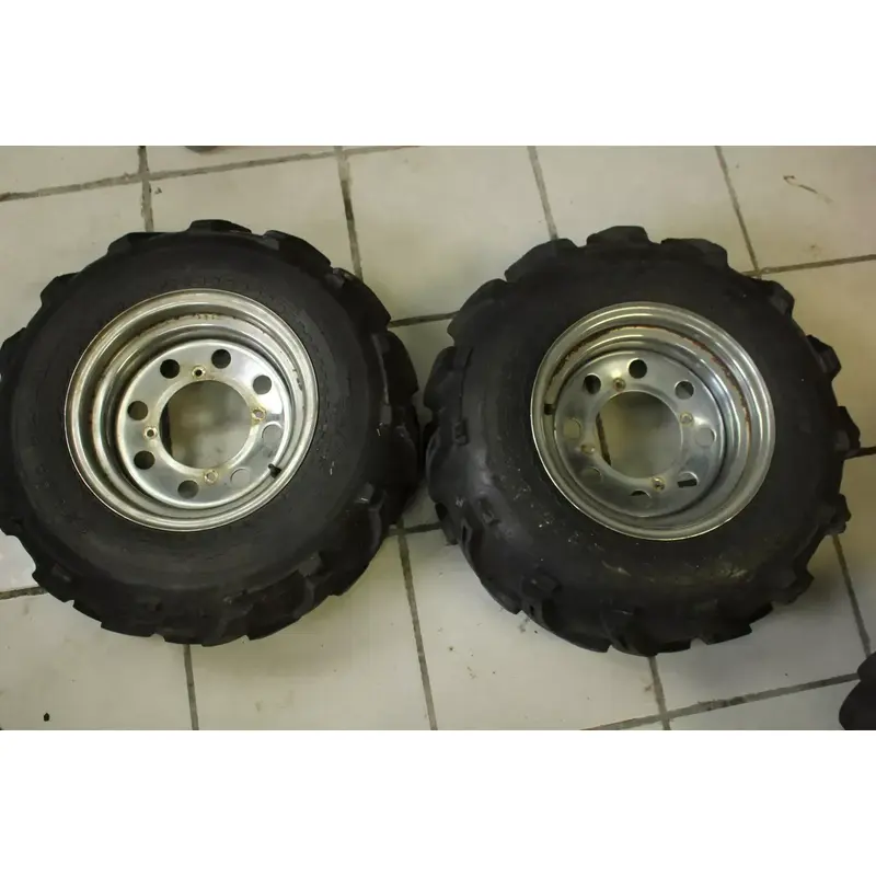 1998 Polaris Sportsman 500 Front Wheel Set  B4418 (TIRES HAVE BEEN REMOVED)