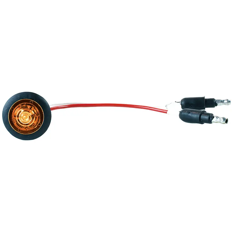 GROTE MICRONOVA ROUND LED AMBER W/GROMMET