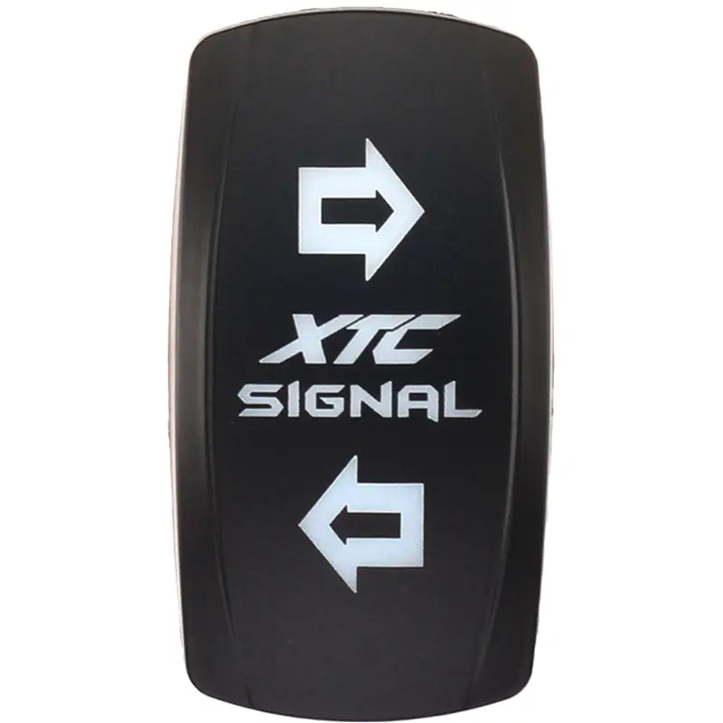 XTC POWER PRODUCTS DASH SWITCH ROCKER FACE TURN SIGNAL VERTICAL