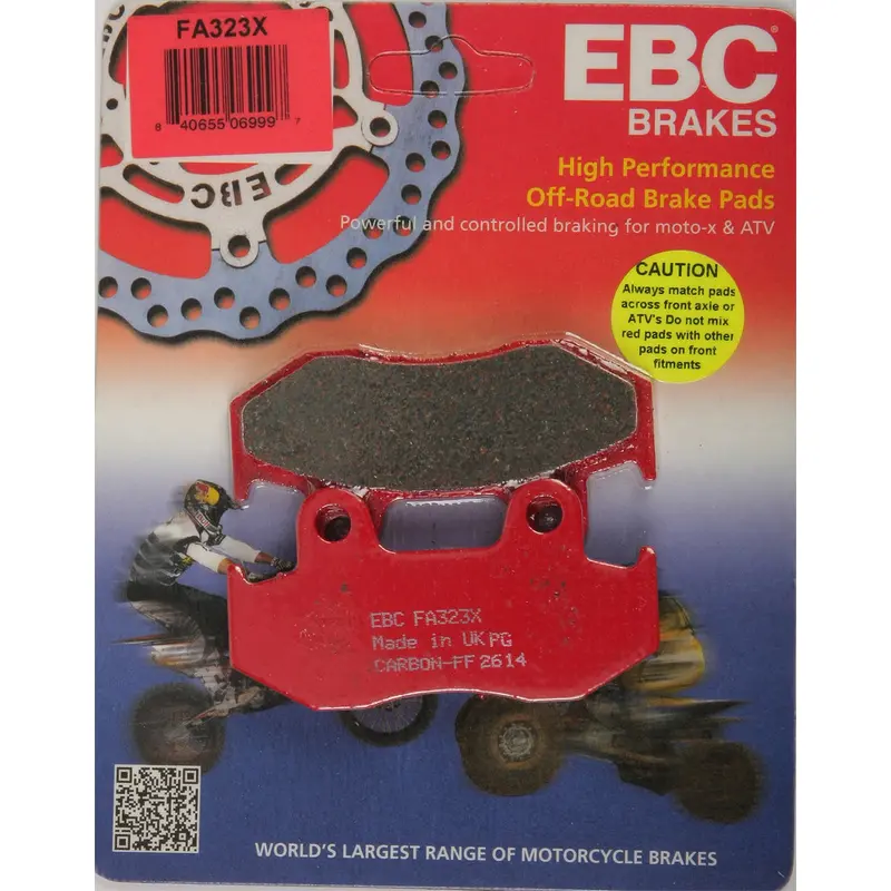 EBC FA323X Sport Carbon Rear Brake Pads Yamaha 2009-2015