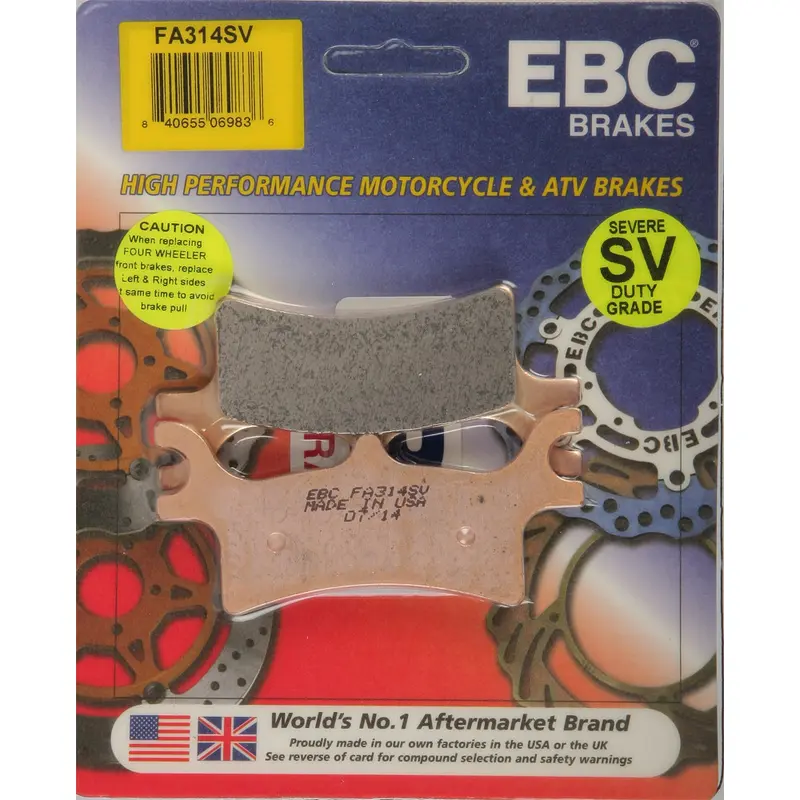 Severe Duty "SV" Sintered Brake Pads