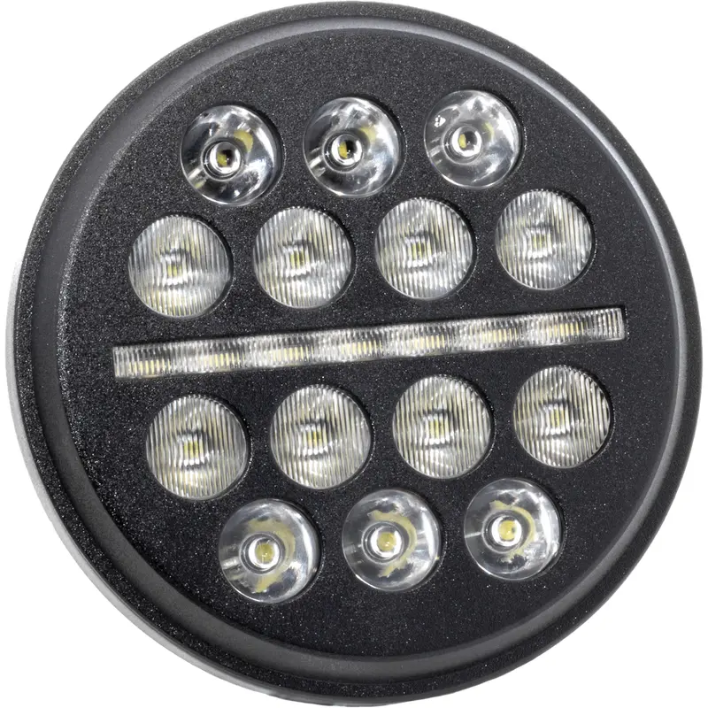 LETRIC LIGHTING CO 5.75" LED HDLGHT BLK BUCKSHOT