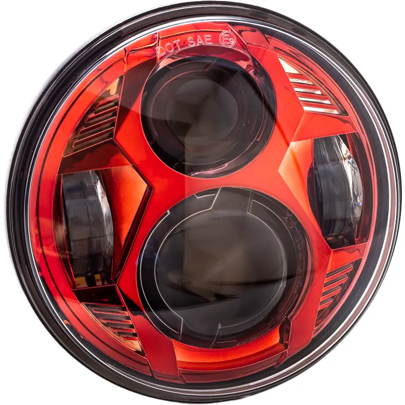 LETRIC LIGHTING CO 5.75" LED RED HEADLIGHT
