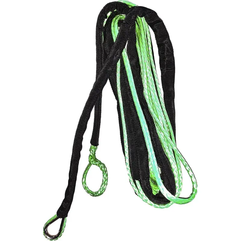 OPEN TRAIL SYNTHETIC WINCH ROPE 1/4" DIAMETER X 50 FT. GREEN