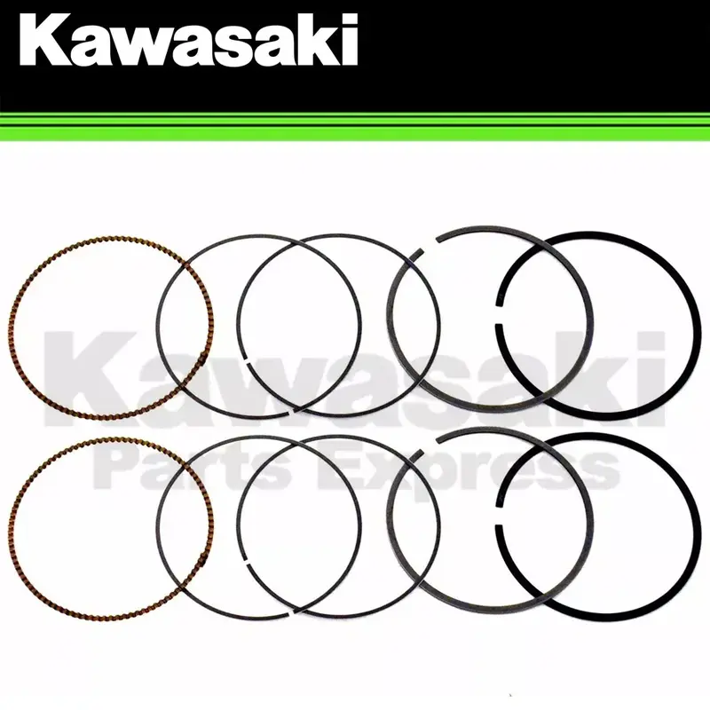 NEW 2004 - 2009 GENUINE KAWASAKI KFX700 PRAIRIE 700 TWO PISTON RING SETS
