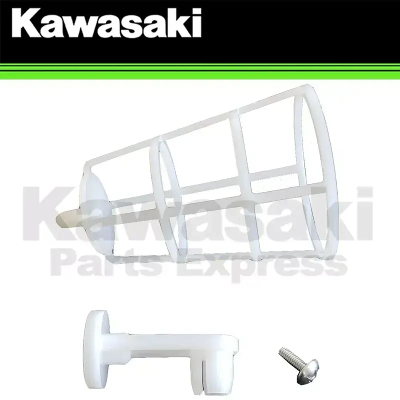 NEW 2003-2006 GENUINE OEM KAWASAKI KFX400 AIR FILTER CAGE HOLDER & SCREW SET KSF