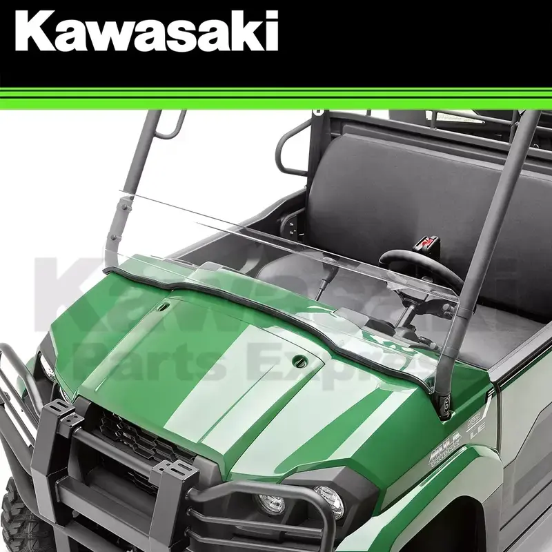 NEW 2019-2022 GENUINE KAWASAKI MULE PRO MX HALF WINDSHIELD 99994-1178