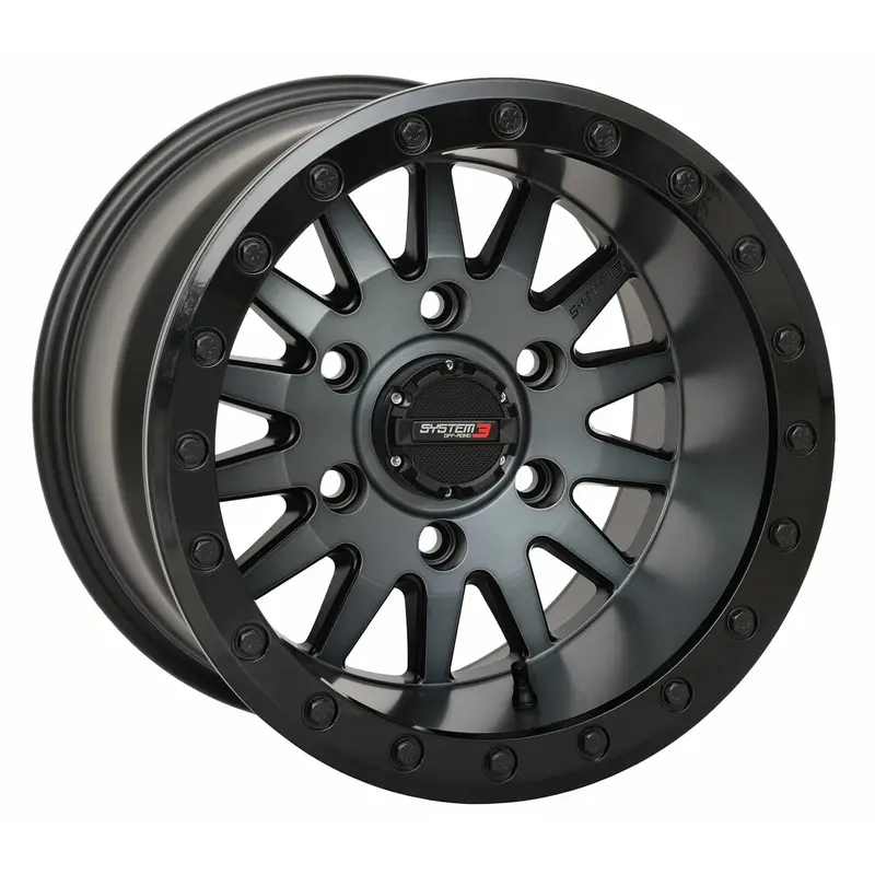SYSTEM 3 SB8 WHEEL 15X10 5 5 (0MM) 6/5.5 MATTE BRUSHED GREY
