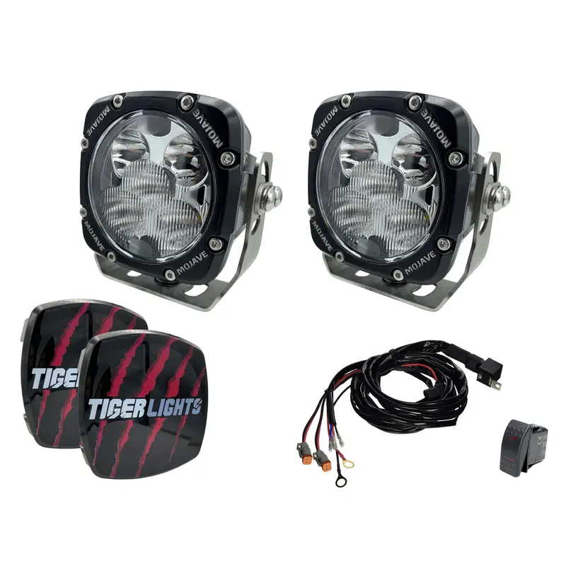 Tiger Lights Dual 4" Mojave 50 W LED Light Kit