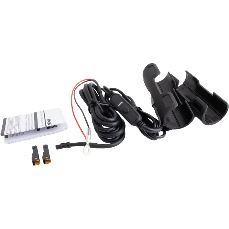 KOSO X-CLAWS HEATED GRIPS CLIP-ON SLEEVE 12V BLACK