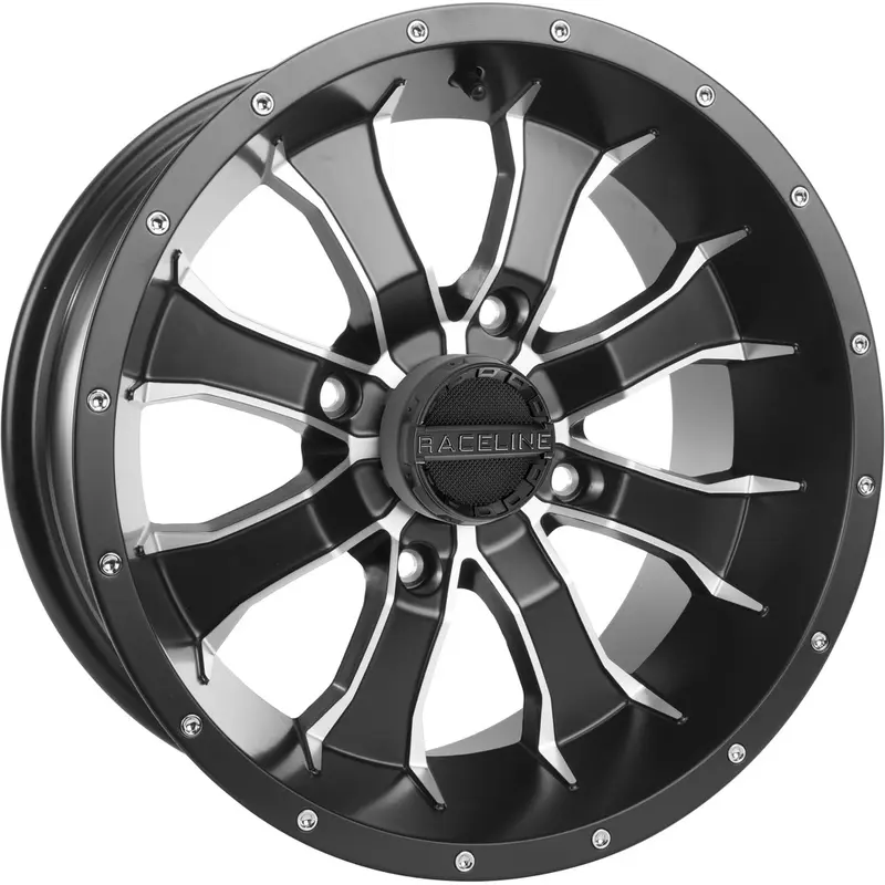 RACELINE MAMBA WHEEL 14X7 4/156 4 3 ( 5MM) BLK/MACHINED
