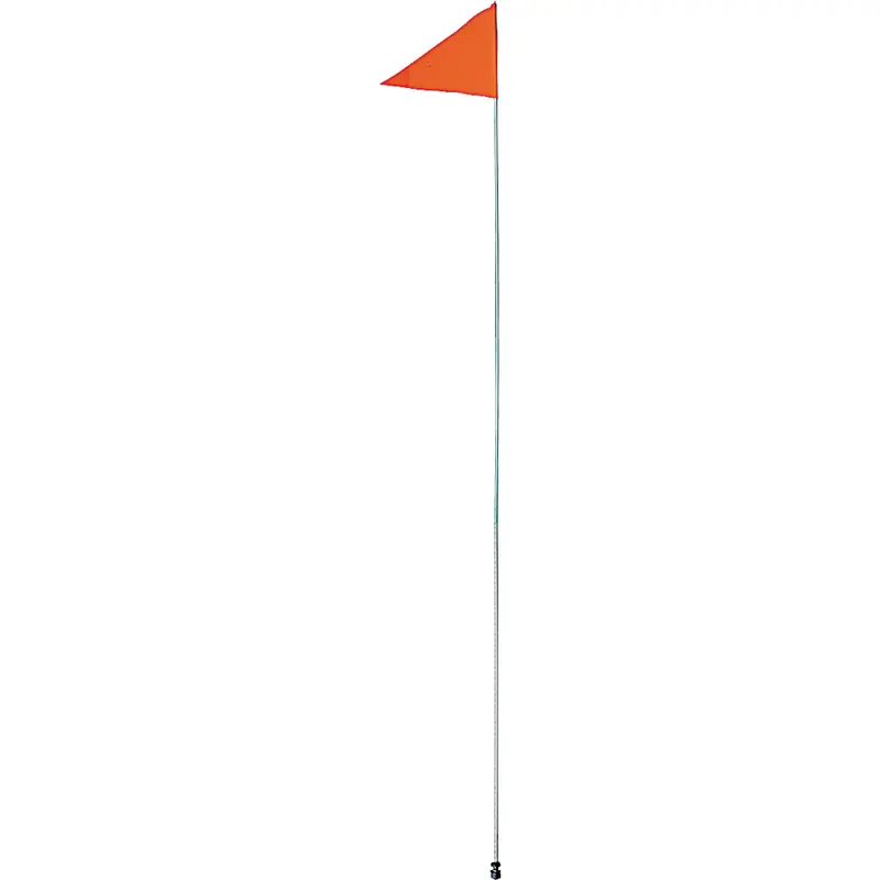 SAFETY 1 PIECE STANDARD - STRAIGHT MOUNT SAFETY FLAG 10 PK