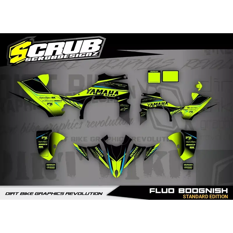 Graphics decals stickers Yamaha YFZ 450R Quad 2014-2025