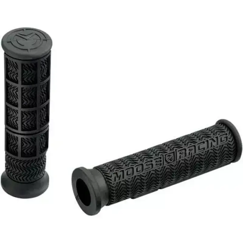 Moose Racing Stealth ATV Thumb Throttle Grips Black Polaris Yamaha Can Am Honda