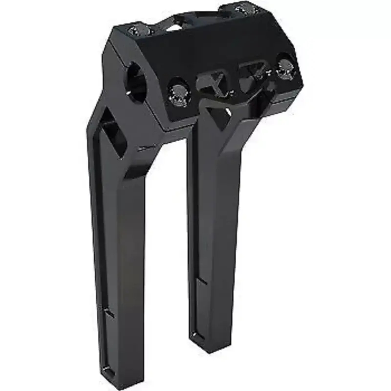 LA CHOPPERS Black 10" Pullback Performance Risers for 1" Handlebars