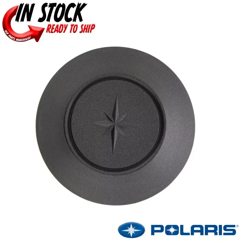 Polaris Rim Center Cap  Flash Black, Genuine OEM Part 2018-2019 RZR XP TURBO
