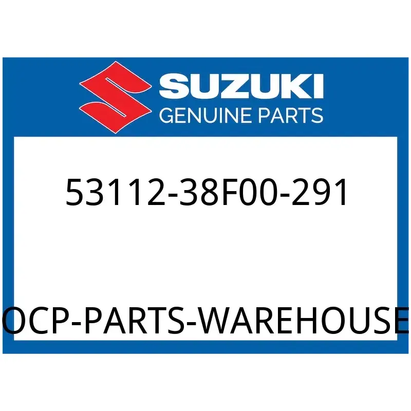 Suzuki OEM Part 53112-38F00-291 COVER, SIDE RH (BLACK)