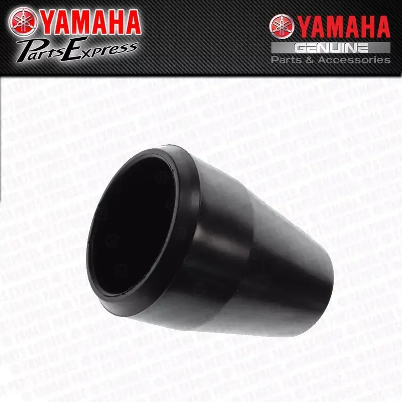 1987 - 2006 YAMAHA BANSHEE WARRIOR YFM YFZ 350 OEM BLACK FRONT BUMPER END CAP