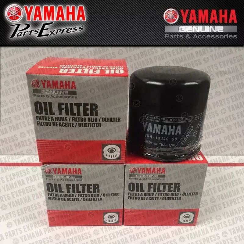 NEW OEM YAMAHA YFM 350 450 550 700 GRIZZLY 4 PACK OIL FILTERS 5GH-13440-61-00