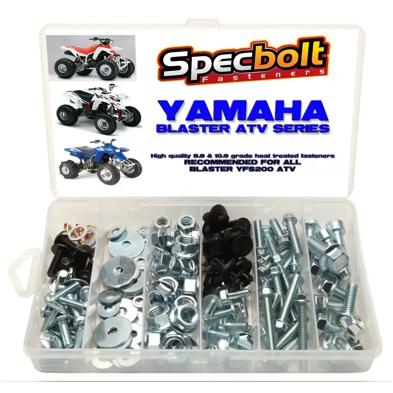 150pc YAMAHA BLASTER 200 ATV Bolt Kit fenders plastic body motor wheels grab bar