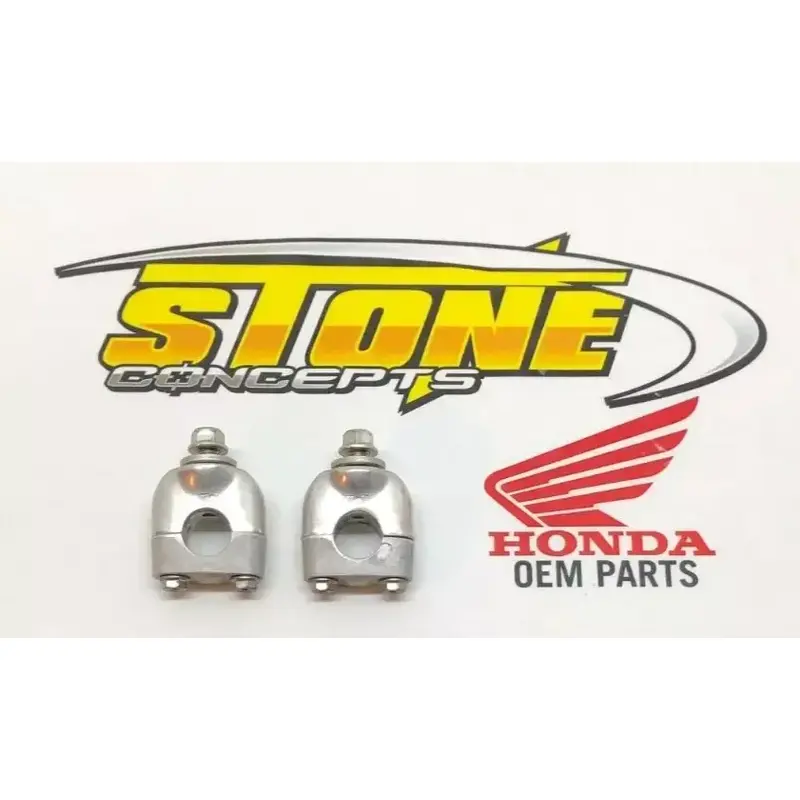 OEM Honda 06-14 TRX450R TRX450ER Handle Bar Handlebar Mounts Clamps 7/8" Inch