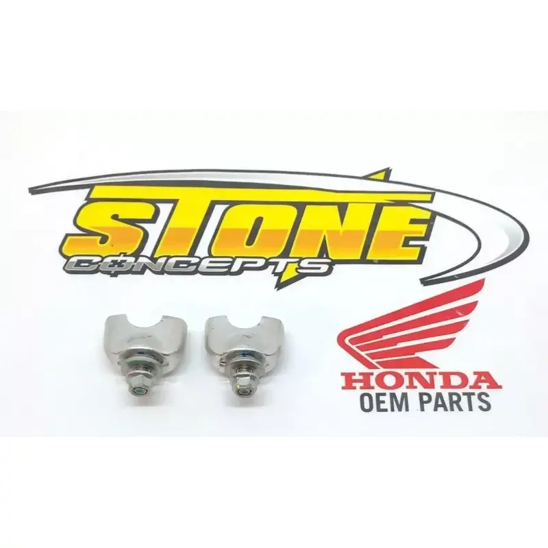 OEM Honda 06-14 TRX450R TRX450ER Lower Handle Bar Handlebar Mounts Clamps 7/8"