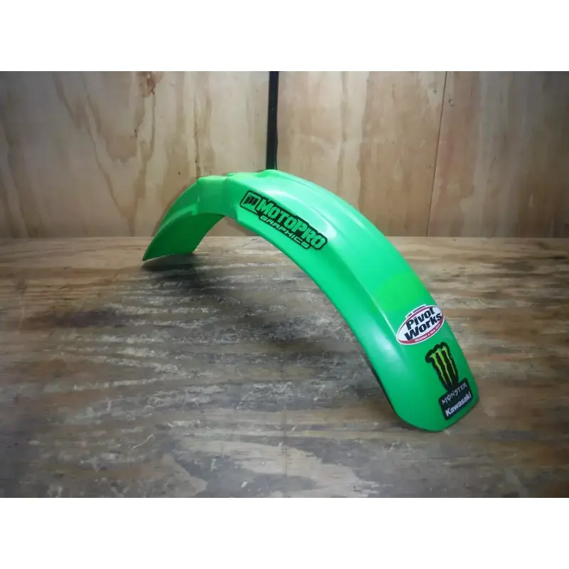 1999 Kx250 (B) Front Fender Plastic Body Green Plastics