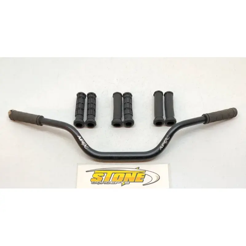 ATV HANDLEBARS BLACK 1 1/8" FATBARS FAT HANDLE BARS MINI QUAD HONDA APEX DRR
