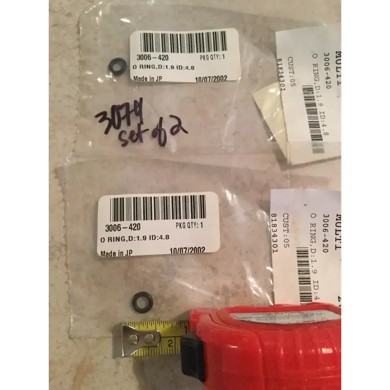 ARCTIC CAT OEM SNOWMOBILE O-Ring 06 FIRECAT D : 1.9 ID : 4.8 GENUINE SET OF 2