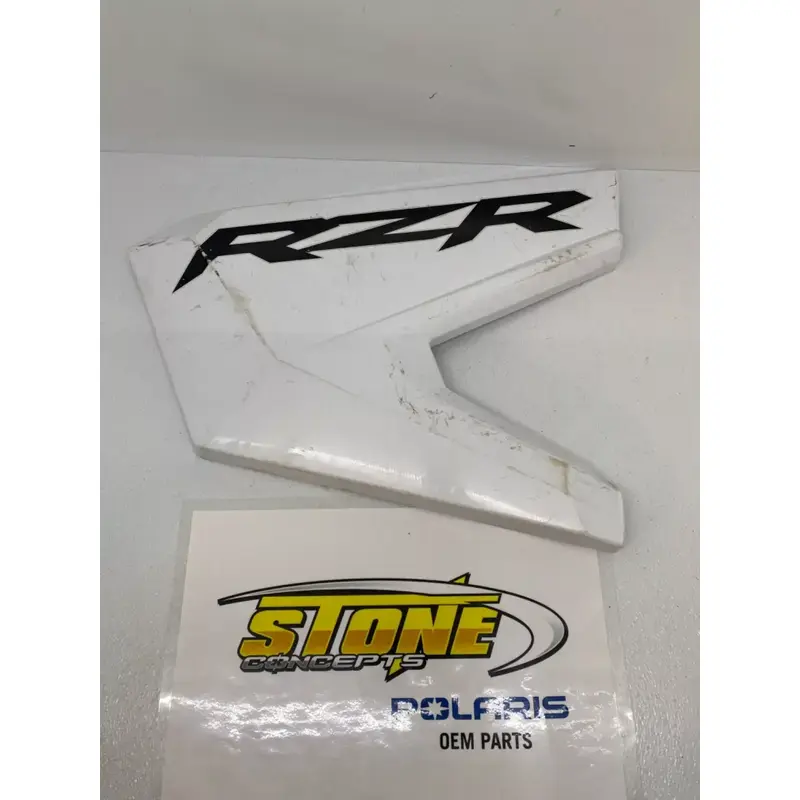Polaris RZR 200 Drivers Door Plastic Skin LH Left L OEM RZR200 UTV White USED