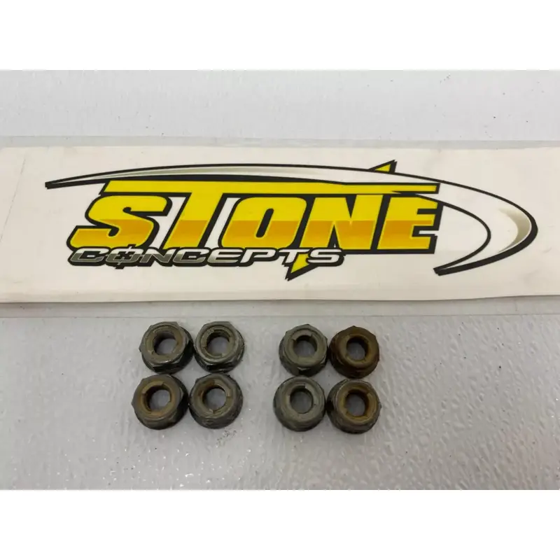 HONDA ATV TRX450ER TRX450R 450ER 450R TRX250R 250R WHEEL HUB LUG NUTS (8) FLAT