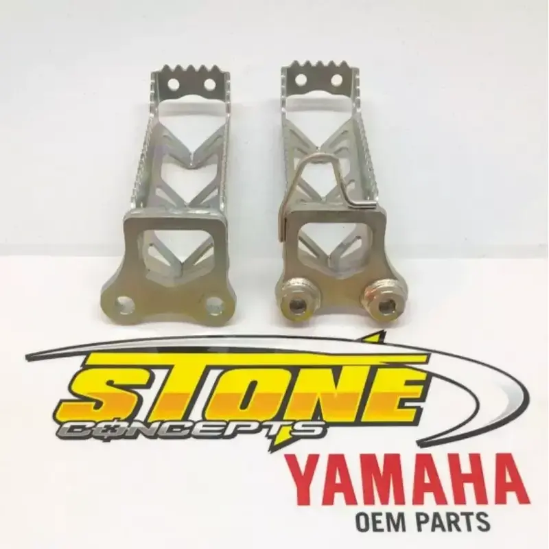 New! Yamaha YFZ450R YFZ450X Foot Pegs 2009-2025 OEM 09-25 YFZ 450R Left & Right