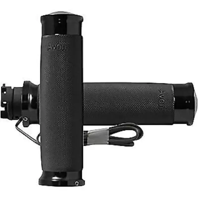 AVON GRIPS Black Custom Contour Heated Grips for Indian
