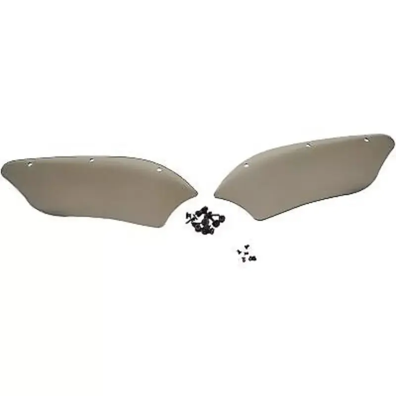 Memphis Shades Black Wind Deflectors for Memphis Shades Batwing Fairing ONLY!