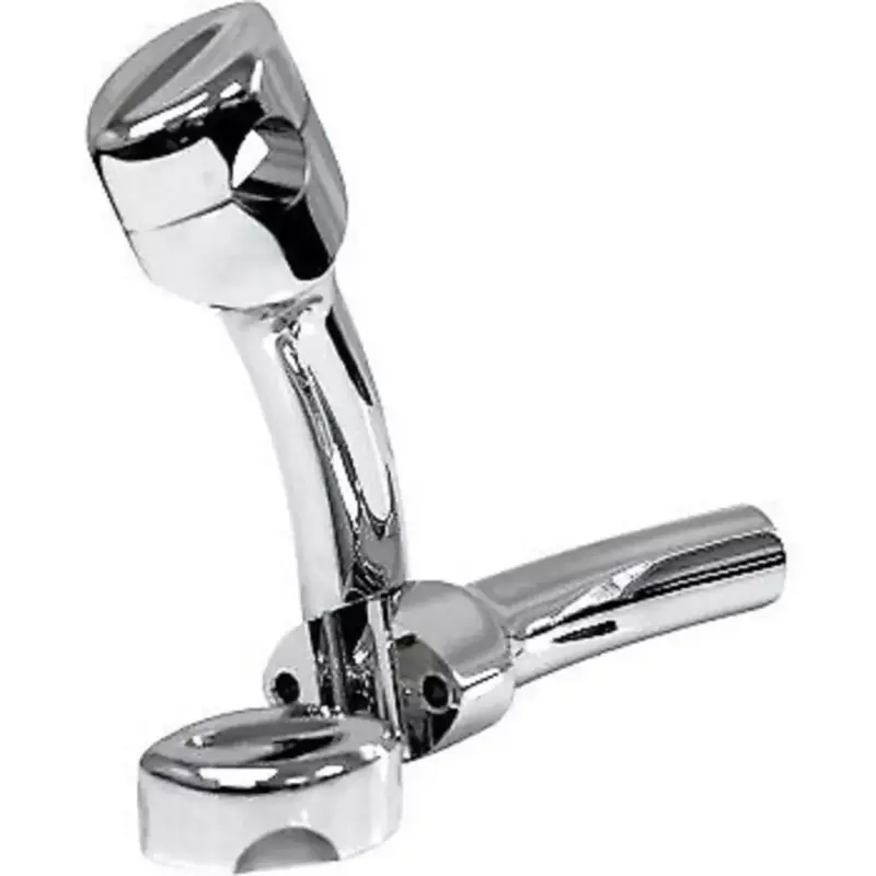 LA CHOPPERS Chrome 5-1/2" Hefty Mohawk Risers for 1-1/4" Handlebars