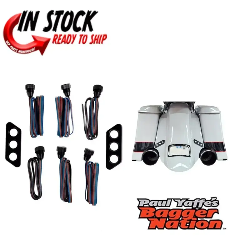 PAUL YAFFE Thunder-Pod Taillight Kit - BLACK  PYO:TSLP-B